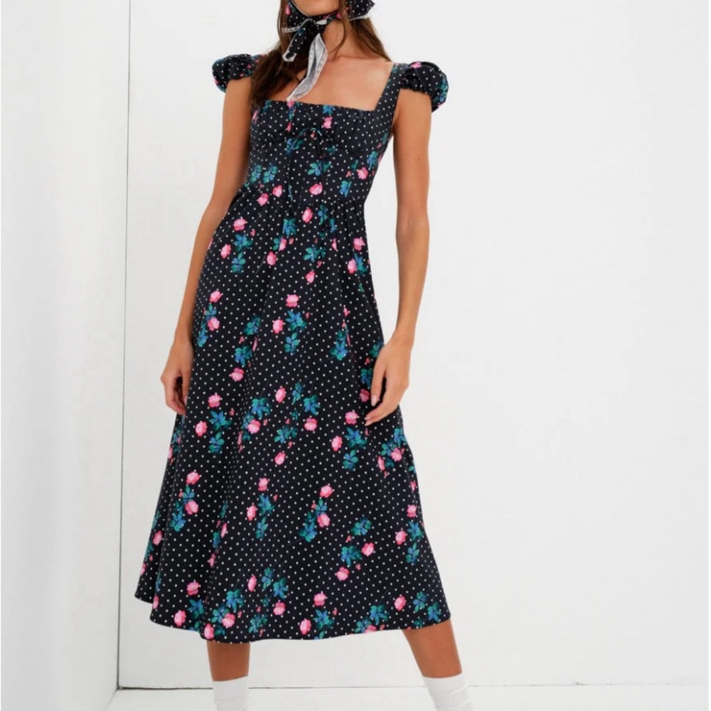For Love & Lemons Florentina Midi Dress